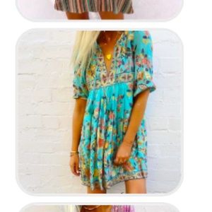 Boho Print Dress NWT